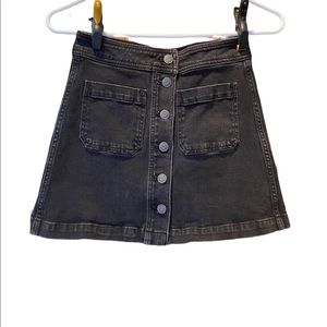 Madewell Stretch Denim A-line Skirt Size 00